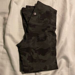 Lululemon Align 21” Crop (Green Camo)